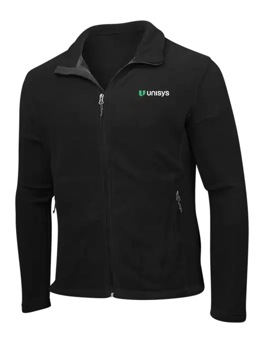 Black Fleece Jacket w/Unisys Logo