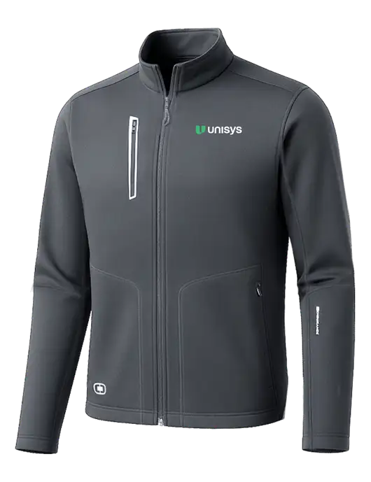 OGIO Dark Grey Endurance Fulcrum Full-Zip w/Unisys Logo