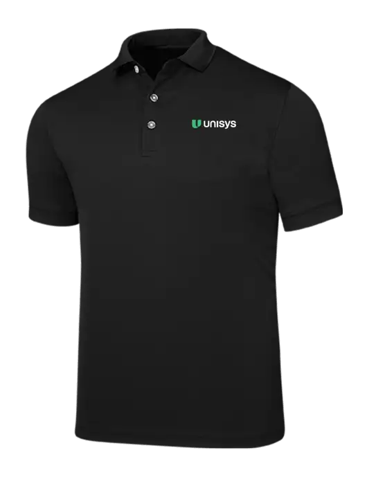 Callaway Ottoman Black Polo w/Unisys Logo