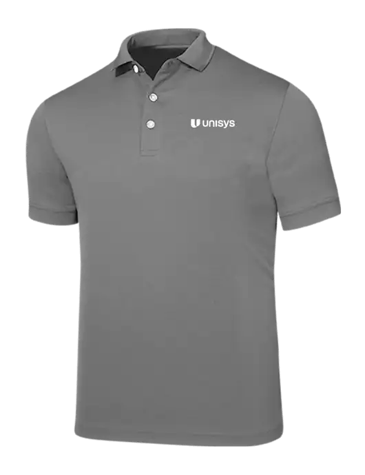 Callaway Ottoman Medium Grey Polo w/Unisys Logo