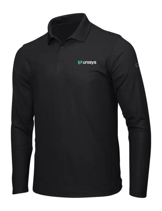 OGIO Blacktop Caliber 2.0 Long Sleeve Polo w/Unisys Logo