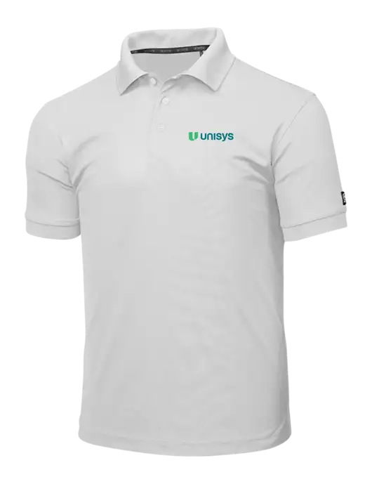 OGIO Bright White Caliber 2.0 Polo w/Unisys Logo