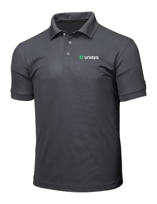 OGIO Charcoal Grey Caliber 2.0 Polo w/Unisys Logo