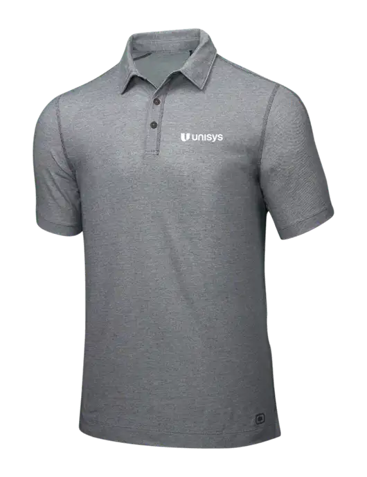 OGIO Medium Grey ONYX Polo w/Unisys Logo