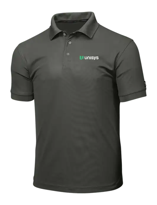 OGIO Medium Grey Caliber 2.0 Polo w/Unisys Logo