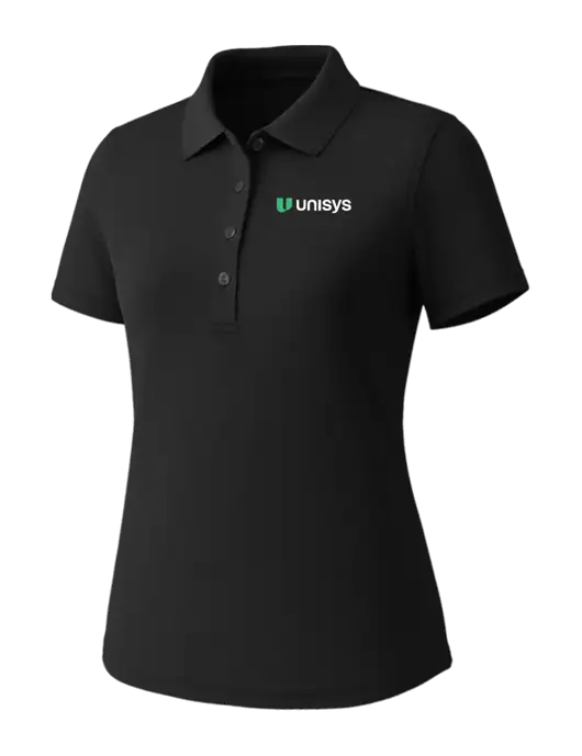 Callaway Womens Core Black Performance Polo w/Unisys Logo