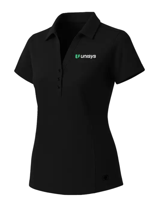 OGIO Womens Blacktop ONYX Polo w/Unisys Logo