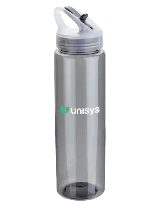 Buddy Smoke 32 oz PET Bottle with Flip Lid w/Unisys Logo