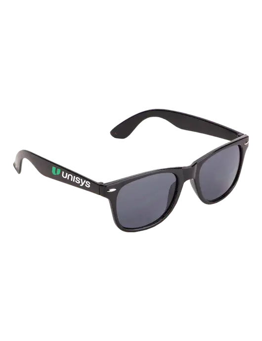 Daytona Black Sunglasses w/Unisys Logo