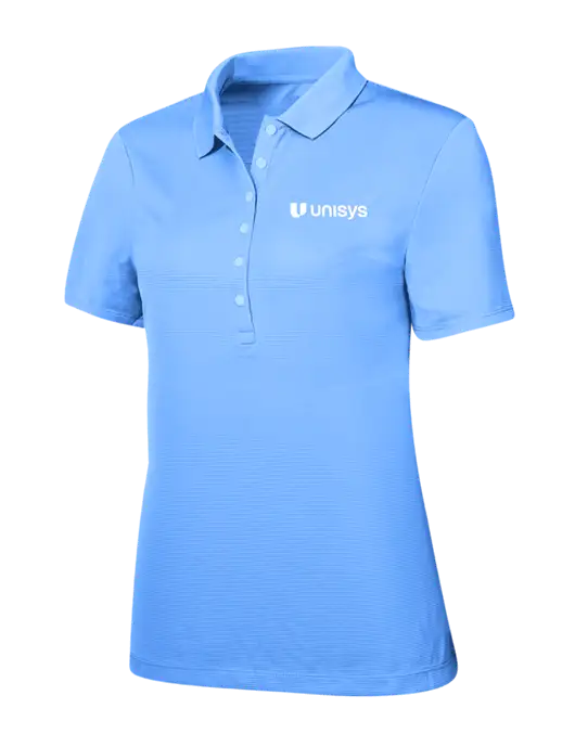 Callaway Womens Ottoman Light Blue Polo w/Unisys Logo